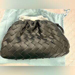 NWT Tiffany & Fred Woven Black Crossbody Bag